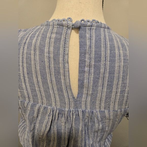 Aqua Ruffled Mini Dress - Picture 6 of 7